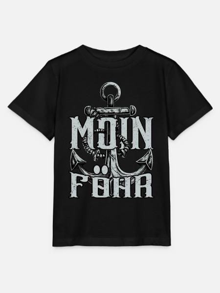 Moin Föhr - Stanley/Stella Kinder T-Shirt MINI CREATOR - Schwarz
