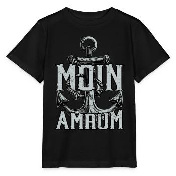 Moin Amrum - Stanley/Stella Kinder T-Shirt MINI CREATOR  - Schwarz - Vorne - Mikhail (115cm)
