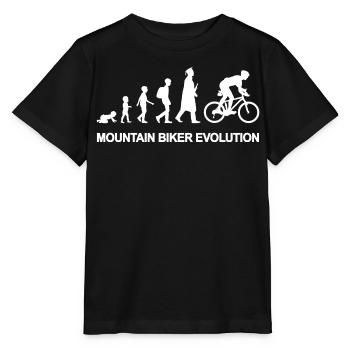 De l’enfant au vététiste - T-shirt bio MINI CREATOR Stanley/Stella Enfant - noir - Devant - Mikhail (115cm)