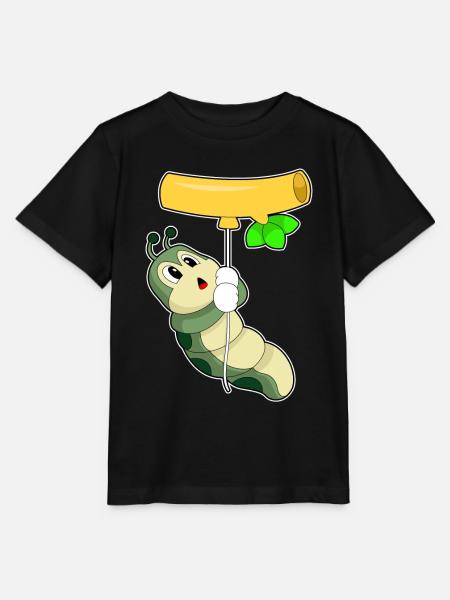 Raupe Luftballon - Stanley/Stella Kinder T-Shirt MINI CREATOR - Schwarz