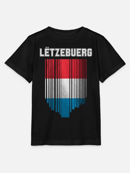 Flagge von Luxemburg - Stanley/Stella Kinder T-Shirt MINI CREATOR - Schwarz
