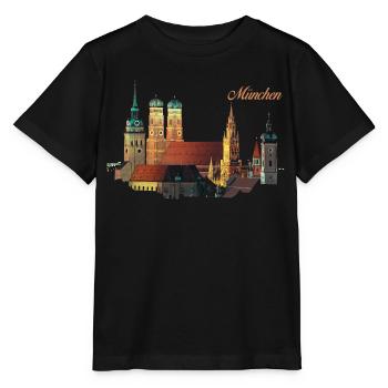 Munich - T-shirt bio MINI CREATOR Stanley/Stella Enfant - noir - Devant - Mikhail (115cm)
