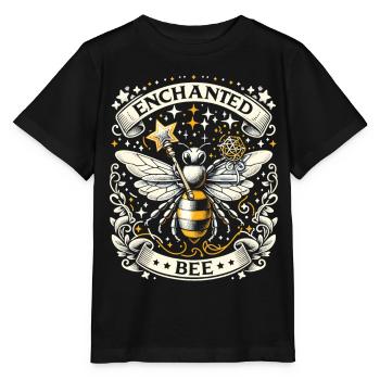Abeille magique : Mondes magiques - T-shirt bio MINI CREATOR Stanley/Stella Enfant - noir - Devant - Mikhail (115cm)
