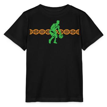 Basketball DNA DNA Streetball | Colors changeable - Stanley/Stella MINI CREATOR Kids’ T-Shirt - black - Front - Mikhail (115cm)