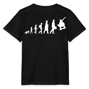 Développement d’un skateur - T-shirt bio MINI CREATOR Stanley/Stella Enfant - noir - Devant - Mikhail (115cm)