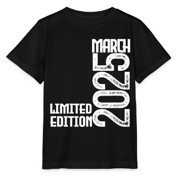 Birthday gift March 2025. March 2025. March - Stanley/Stella MINI CREATOR Kids’ T-Shirt - black - Front - Mikhail (115cm)