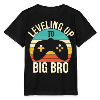 Aufleveln zum Big Bro - Stanley/Stella Kinder T-Shirt MINI CREATOR  - Schwarz - Vorne - Mikhail (115cm)