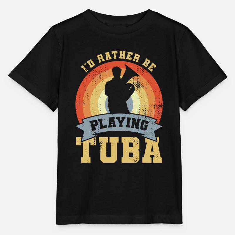 Citation de tuba - T-shirt bio MINI CREATOR Stanley/Stella Enfant - noir