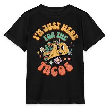 Taco - Stanley/Stella Kinder T-Shirt MINI CREATOR  - Schwarz - Vorne - Mikhail (115cm)