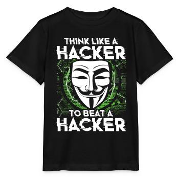 Ethical Hacker Ethischer Hacker - Stanley/Stella Kinder T-Shirt MINI CREATOR  - Schwarz - Vorne - Mikhail (115cm)