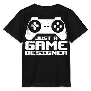 Concepteur de jeux - T-shirt bio MINI CREATOR Stanley/Stella Enfant - noir - Devant - Mikhail (115cm)
