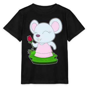 Mouse Rose - T-shirt bio MINI CREATOR Stanley/Stella Enfant - noir - Devant - Mikhail (115cm)