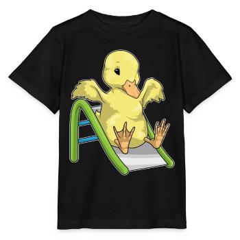 Duck Slide - Stanley/Stella MINI CREATOR Kids’ T-Shirt - black - Front - Mikhail (115cm)