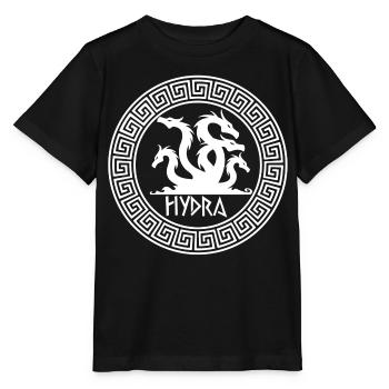 Symbol der Weißen Hydra - Stanley/Stella Kinder T-Shirt MINI CREATOR  - Schwarz - Vorne - Mikhail (115cm)