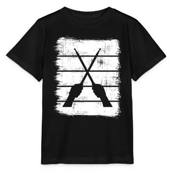 Drumsticks Drawing - Stanley/Stella MINI CREATOR Kids’ T-Shirt - black - Front - Mikhail (115cm)