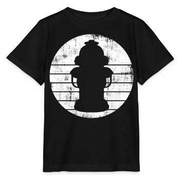 Fire Hydrant Drawing - Stanley/Stella MINI CREATOR Kids’ T-Shirt - black - Front - Mikhail (115cm)