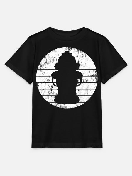 Feuer Hydrant Zeichnung - Stanley/Stella Kinder T-Shirt MINI CREATOR  - Schwarz