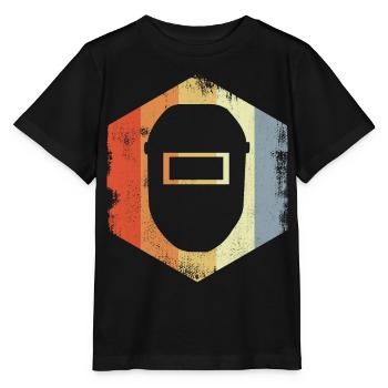 Welding helmet - Stanley/Stella MINI CREATOR Kids’ T-Shirt - black - Front - Mikhail (115cm)