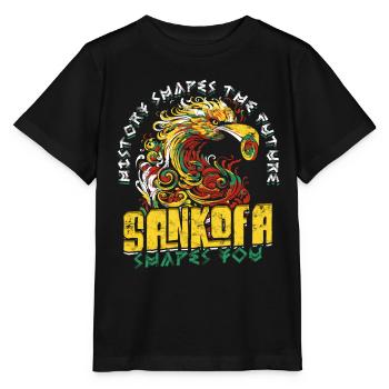 History Shapes The Future Sankofa Shapes You - Stanley/Stella Kinder T-Shirt MINI CREATOR  - Schwarz - Vorne - Mikhail (115cm)