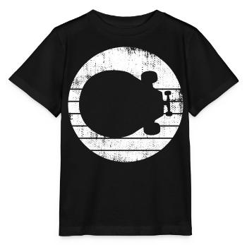 Skateboard Zeichnung - Stanley/Stella Kinder T-Shirt MINI CREATOR  - Schwarz - Vorne - Mikhail (115cm)