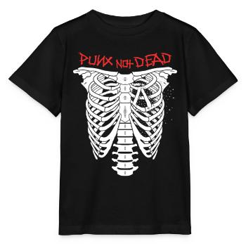 Punx n’est pas mort - T-shirt bio MINI CREATOR Stanley/Stella Enfant - noir - Devant - Mikhail (115cm)