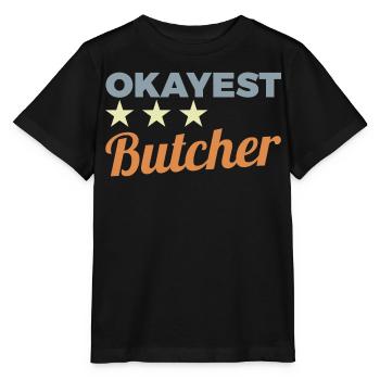 Boucher moyen - T-shirt bio MINI CREATOR Stanley/Stella Enfant - noir - Devant - Mikhail (115cm)