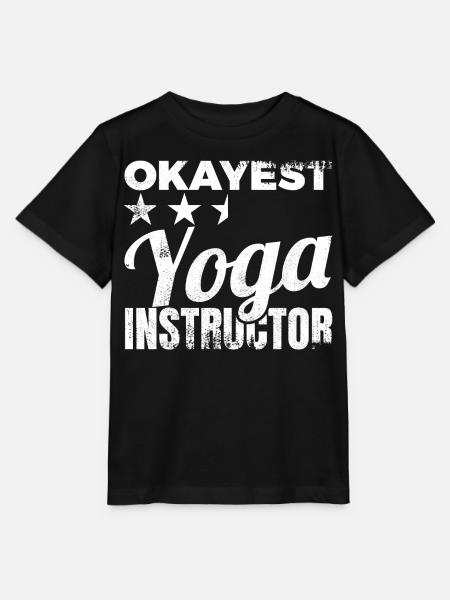Durchschnittlicher Yogalehrer - Stanley/Stella Kinder T-Shirt MINI CREATOR  - Schwarz
