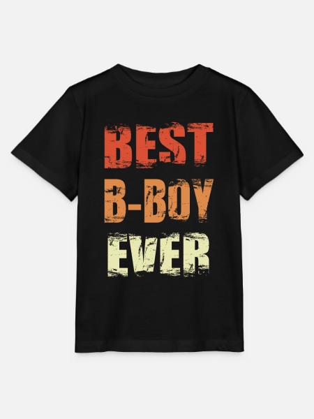 Best B-Boy Ever - Stanley/Stella Kinder T-Shirt MINI CREATOR - Schwarz