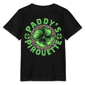 Irish Dance Irish Dance Feis Paddy's Pirouette - Stanley/Stella MINI CREATOR Kids’ T-Shirt - black - Front - Mikhail (115cm)