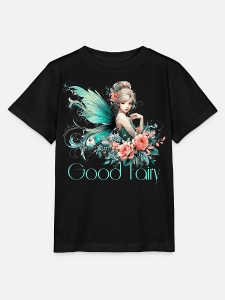 Gute Fee Geschenk - Stanley/Stella Kinder T-Shirt MINI CREATOR - Schwarz