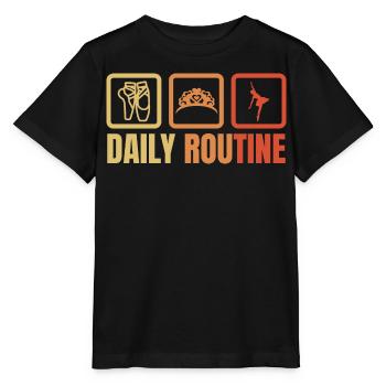 Ballet Daily Routine - Stanley/Stella MINI CREATOR Kids’ T-Shirt - black - Front - Mikhail (115cm)