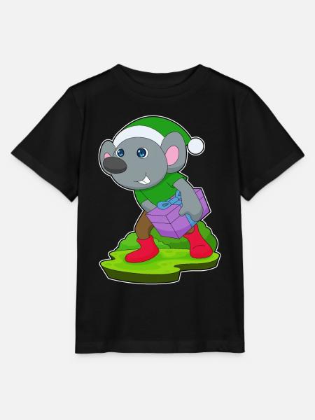 Maus Weihnachten Paket - Stanley/Stella Kinder T-Shirt MINI CREATOR - Schwarz