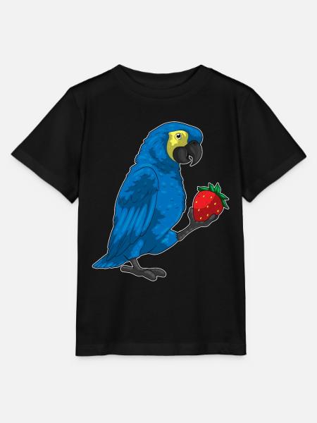 Papagei Erdbeere - Stanley/Stella Kinder T-Shirt MINI CREATOR - Schwarz