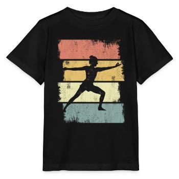 Croquis de Yogini - T-shirt bio MINI CREATOR Stanley/Stella Enfant - noir - Devant - Mikhail (115cm)