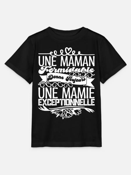 Oma-Geschenk - Eine außergewöhnliche Oma. - Stanley/Stella Kinder T-Shirt MINI CREATOR  - Schwarz