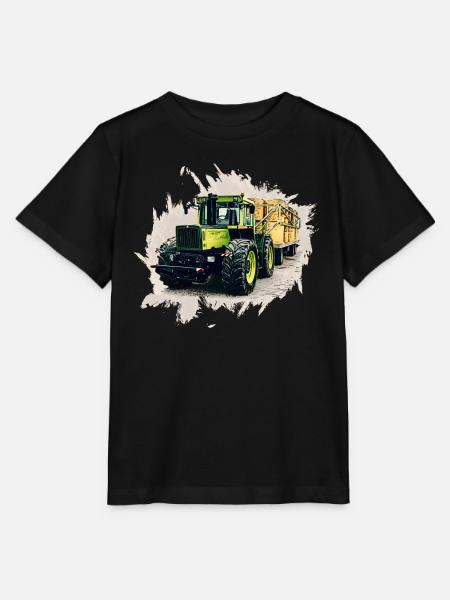 MB trac 1300 TRAC mit Anhänger - Stanley/Stella Kinder T-Shirt MINI CREATOR  - Schwarz
