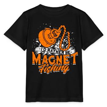 Aimant Pêche Aimant Pêche Métal Pêche - T-shirt bio MINI CREATOR Stanley/Stella Enfant - noir - Devant - Mikhail (115cm)