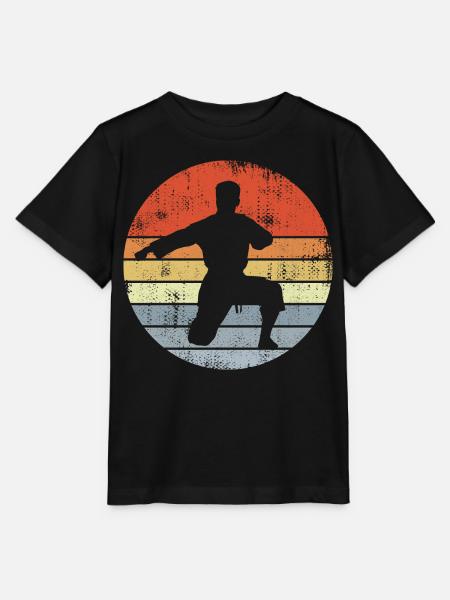 Retro Karateka - Stanley/Stella Kinder T-Shirt MINI CREATOR - Schwarz