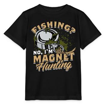 Pêche à l’aimant Pêche à l’aimant - T-shirt bio MINI CREATOR Stanley/Stella Enfant - noir - Devant - Mikhail (115cm)