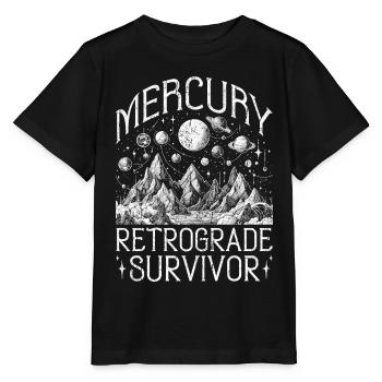Survivant rétrograde de Mercure - T-shirt bio MINI CREATOR Stanley/Stella Enfant - noir - Devant - Mikhail (115cm)
