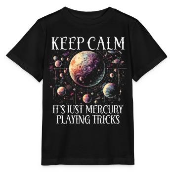 Mercure rétrograde - T-shirt bio MINI CREATOR Stanley/Stella Enfant - noir - Devant - Mikhail (115cm)