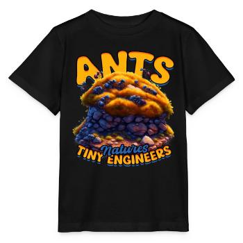 Fourmis Fourmis Élevage de fourmis Éleveur de fourmis - T-shirt bio MINI CREATOR Stanley/Stella Enfant - noir - Devant - Mikhail (115cm)