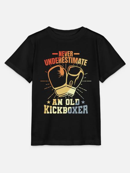 Kickboxer Großvater - Stanley/Stella Kinder T-Shirt MINI CREATOR  - Schwarz