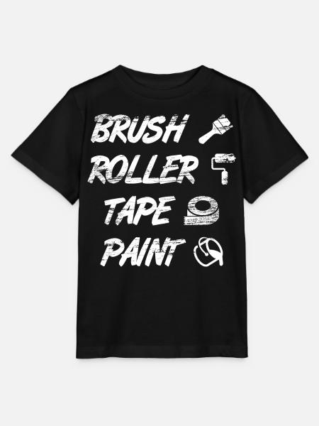 Maler Spruch - Stanley/Stella Kinder T-Shirt MINI CREATOR  - Schwarz