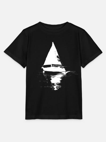 Segeln Skizze - Stanley/Stella Kinder T-Shirt MINI CREATOR - Schwarz