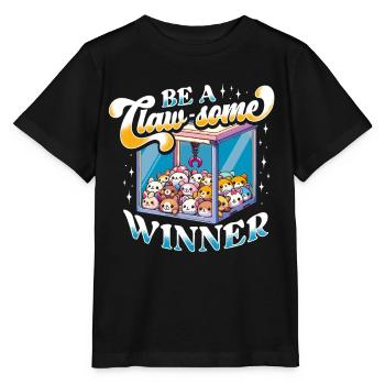 Gripper Kraller Gripper Be A Claw-Some Winner - T-shirt bio MINI CREATOR Stanley/Stella Enfant - noir - Devant - Mikhail (115cm)
