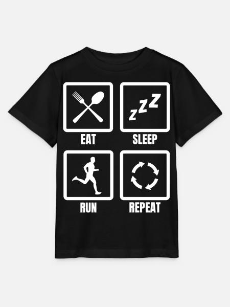 Läufer Routine - Stanley/Stella Kinder T-Shirt MINI CREATOR - Schwarz