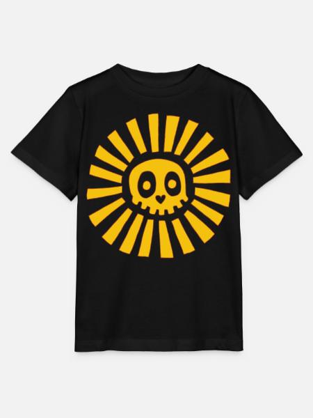 Sonniger Schädel - Stanley/Stella Kinder T-Shirt MINI CREATOR - Schwarz