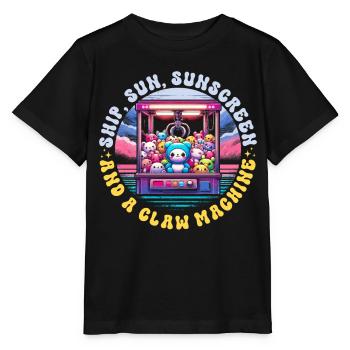 Pince automatique Pince Kraller - T-shirt bio MINI CREATOR Stanley/Stella Enfant - noir - Devant - Mikhail (115cm)