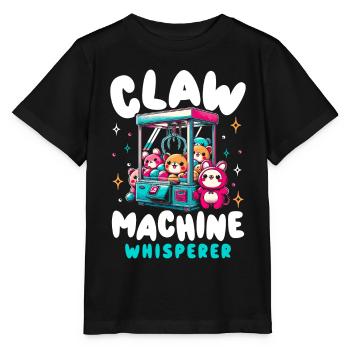 Pince Pince Claw Machine Whisperer - T-shirt bio MINI CREATOR Stanley/Stella Enfant - noir - Devant - Mikhail (115cm)